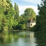 Vue sur la Baïse de Nérac et les bains du Roi